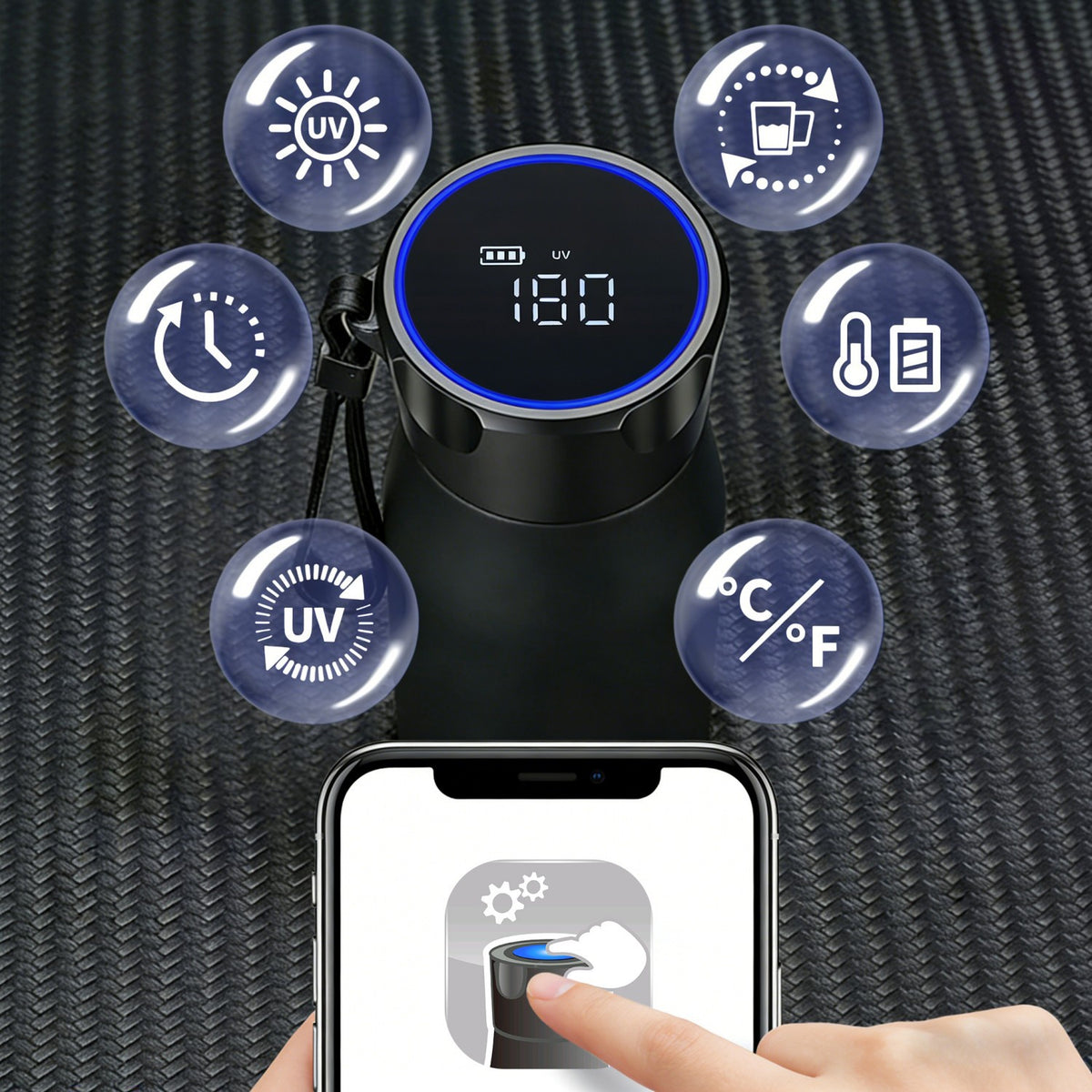 Thermofy™スマホ連動スマートボトル